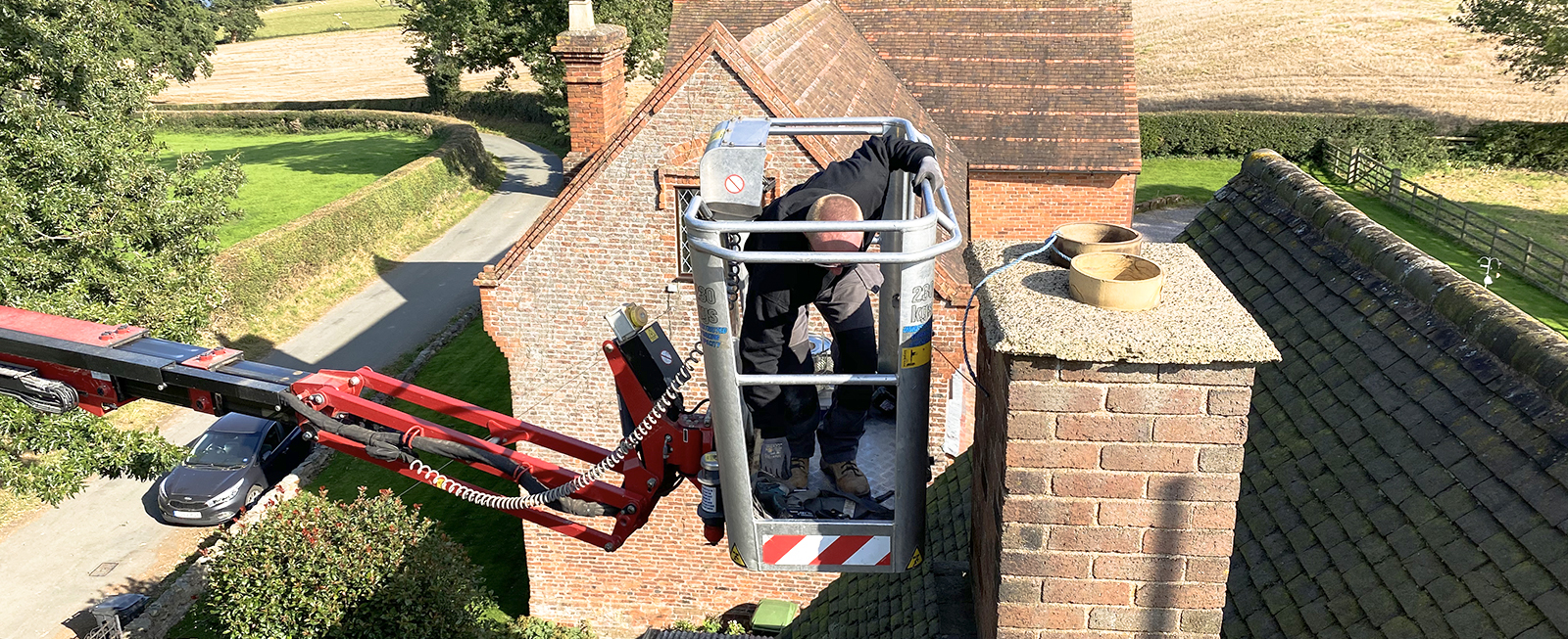 cherry picker hire shropshire by within reach